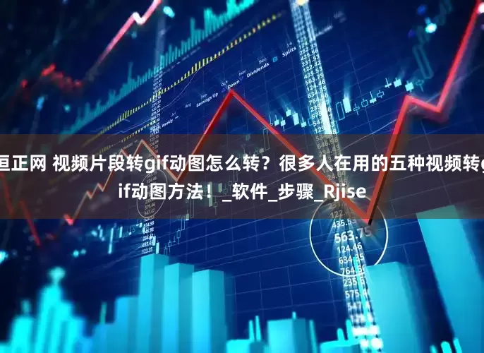 恒正网 视频片段转gif动图怎么转？很多人在用的五种视频转gif动图方法！_软件_步骤_Rjise