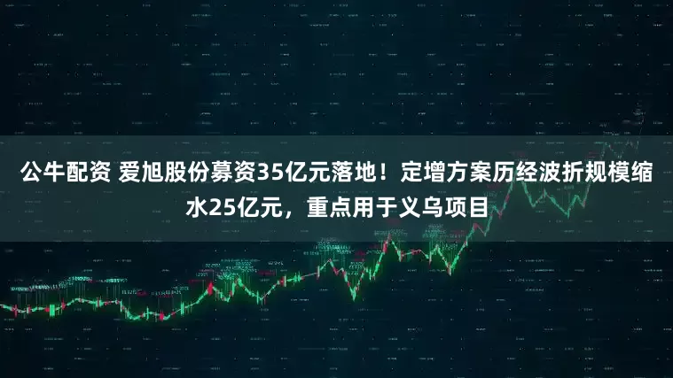 公牛配资 爱旭股份募资35亿元落地！定增方案历经波折规模缩水25亿元，重点用于义乌项目